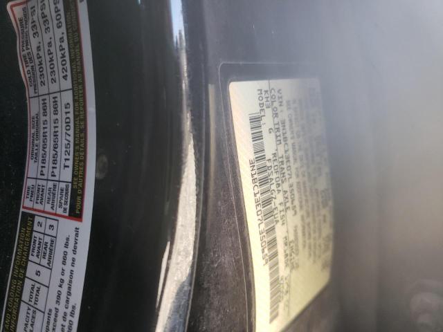 3N1BC13E07L350659 - 2007 NISSAN VERSA S BLACK photo 10