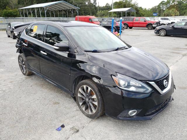 3N1AB7AP5HY233864 - 2017 NISSAN SENTRA BLACK photo 1