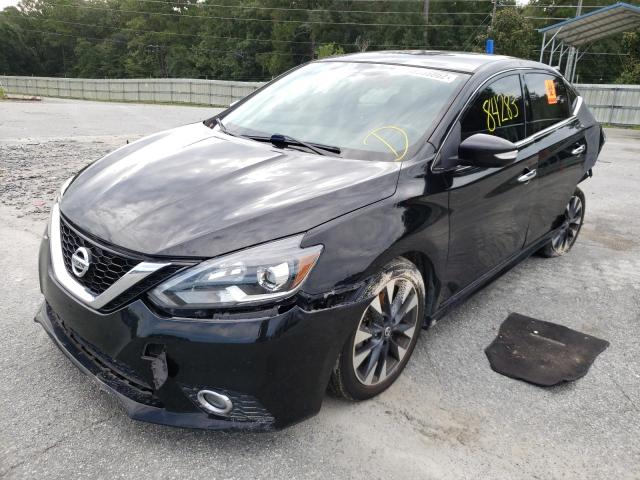 3N1AB7AP5HY233864 - 2017 NISSAN SENTRA BLACK photo 2