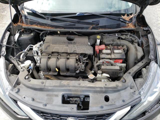 3N1AB7AP5HY233864 - 2017 NISSAN SENTRA BLACK photo 7