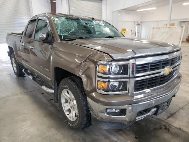 1GCVKSEJ2EZ306472 - 2014 CHEVROLET 1500 BROWN photo 1