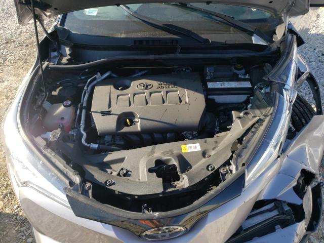 JTNKHMBXXK1055244 - 2019 TOYOTA C-HR XLE SILVER photo 7