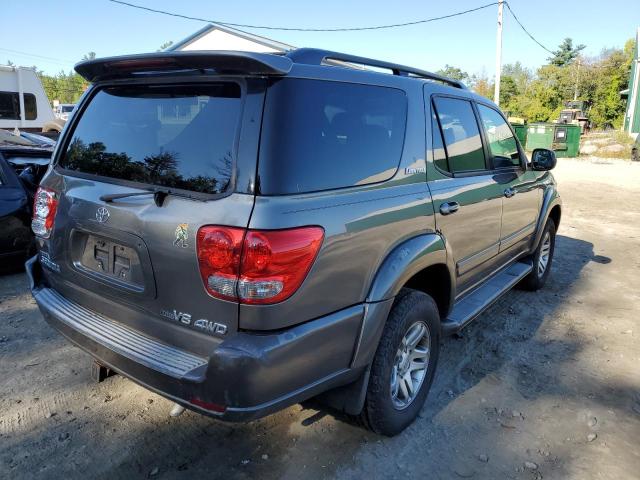 5TDBT48A06S258951 - 2006 TOYOTA SEQUOIA LI GRAY photo 4