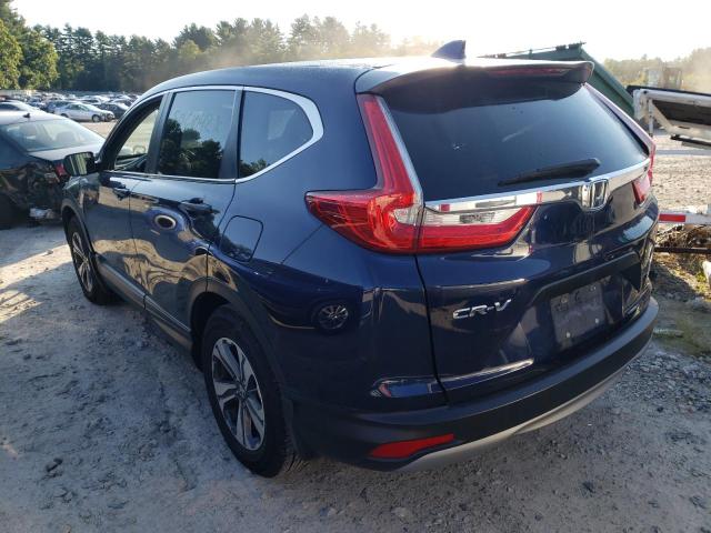 2HKRW5H37JH407237 - 2018 HONDA CR-V LX BLUE photo 3