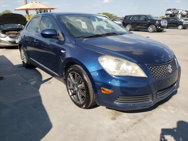 JS2RE9A3XB6110730 - 2011 SUZUKI KIZASHI SE BLUE photo 1