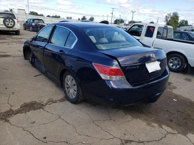 1HGCP26358A139179 - 2008 HONDA ACCORD LX BLUE photo 3