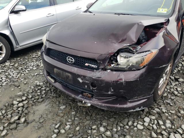 JTKDE167390292729 - 2009 TOYOTA SCION TC Violet photo 9