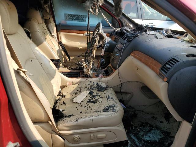 5GZEV337X7J147012 - 2007 SATURN OUTLOOK SP მუქწითელი ფოტო 5