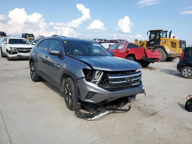 1V2DC2CAXNC226561 - 2022 VOLKSWAGEN ATLAS CROS رمادي صورة 1