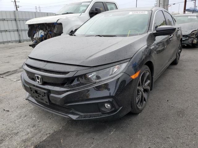 2HGFC2F86MH534522 - 2021 HONDA CIVIC SPOR BLACK photo 2
