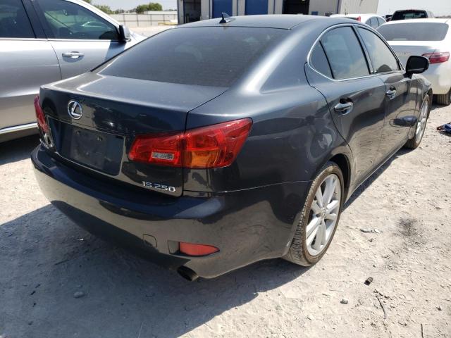 JTHBK262172041127 - 2007 LEXUS IS 250 BLACK photo 4