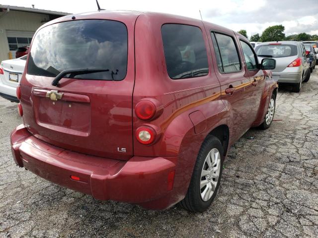 3GNCA13D38S662231 - 2008 CHEVROLET HHR LS 勃艮第红 照片 4
