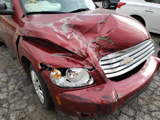 3GNCA13D38S662231 - 2008 CHEVROLET HHR LS 勃艮第红 照片 9