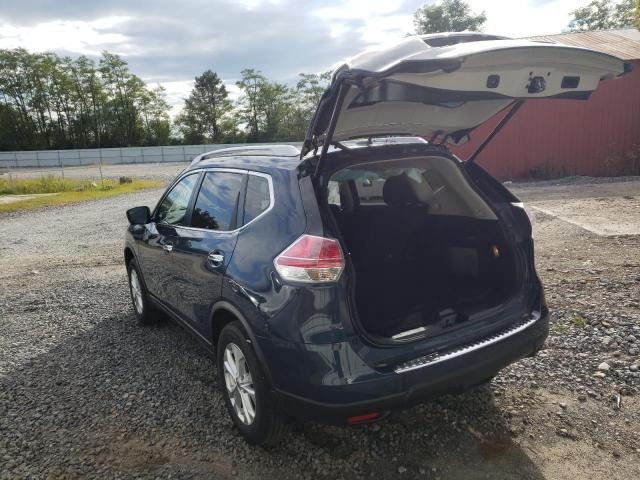 JN8AT2MV8GW135381 - 2016 NISSAN ROGUE BLUE photo 3