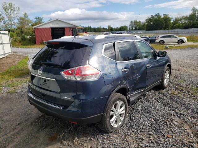 JN8AT2MV8GW135381 - 2016 NISSAN ROGUE BLUE photo 4