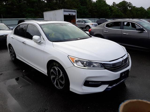 1HGCR3F86GA000527 - 2016 HONDA ACCORD EXL WHITE photo 1