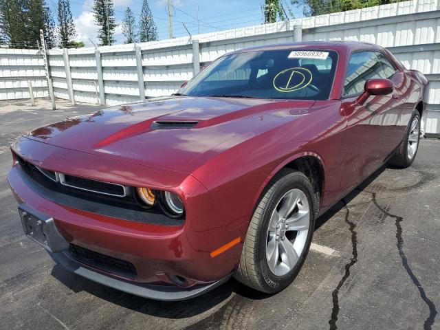 2C3CDZAGXMH538728 - 2021 DODGE CHALLENGER BURGUNDY photo 2