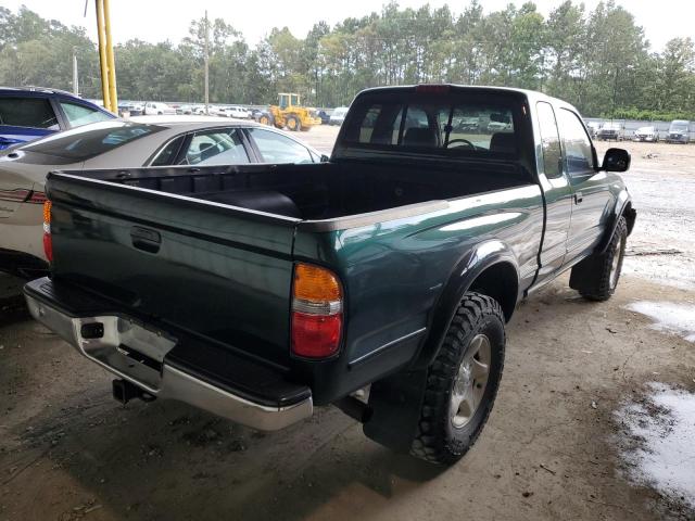 5TEWN72N92Z058768 - 2002 TOYOTA TACOMA XTR GREEN photo 4