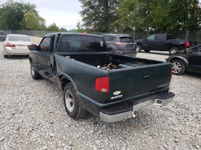 1GCCS19X738257868 - 2003 CHEVROLET S TRUCK S1 GREEN photo 3