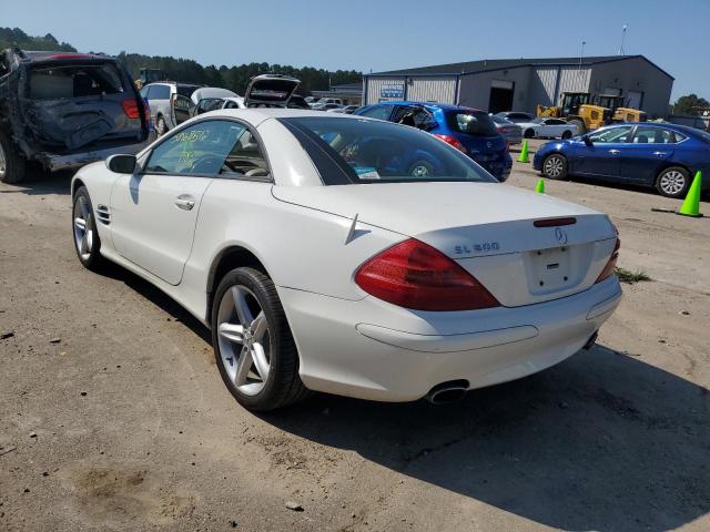 WDBSK75F26F112800 - 2006 MERCEDES-BENZ SL 500 WHITE photo 3