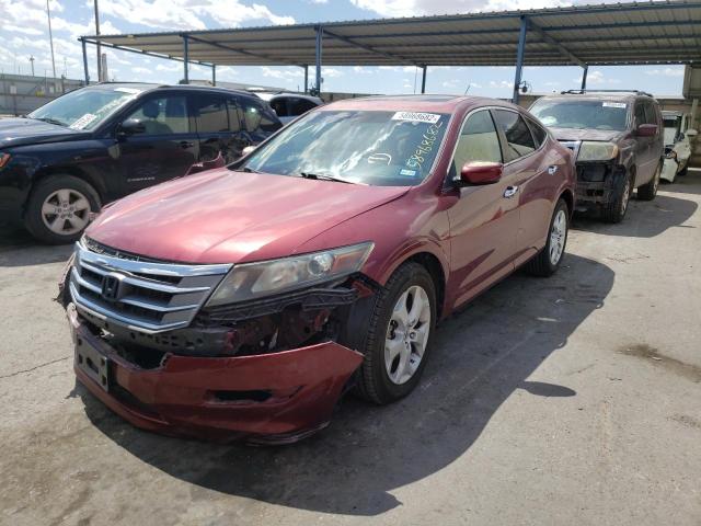 5J6TF1H53AL012607 - 2010 HONDA ACCORD CRO MAROON photo 2