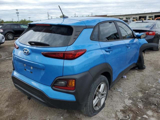 KM8K12AA1LU436499 - 2020 HYUNDAI KONA SE BLUE photo 4