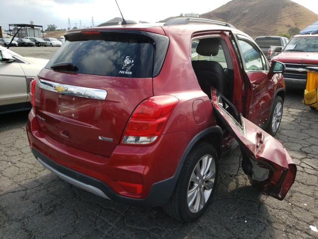 3GNCJRSB2JL223097 - 2018 CHEVROLET TRAX PREMI RED photo 4