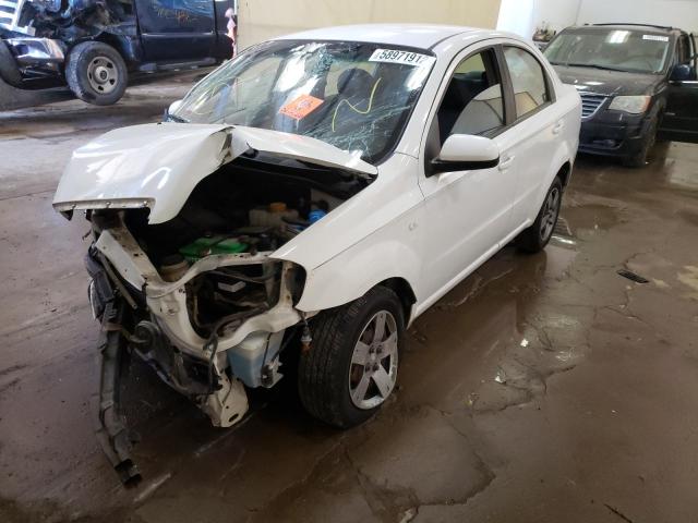 KL1TD56618B050990 - 2008 CHEVROLET AVEO BASE  photo 2