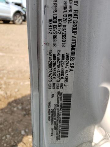 ZFBERFAT1F6194442 - 2015 RAM PROMASTER WHITE photo 10