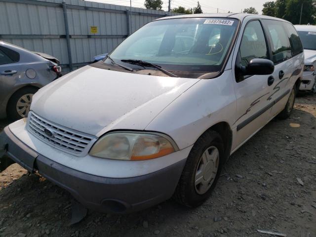 2FMZA50452BA12338 - 2002 FORD WINDSTAR L WHITE photo 2