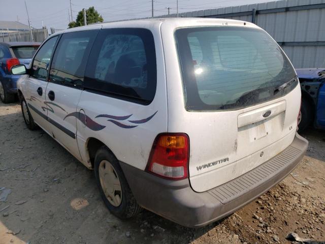 2FMZA50452BA12338 - 2002 FORD WINDSTAR L WHITE photo 3