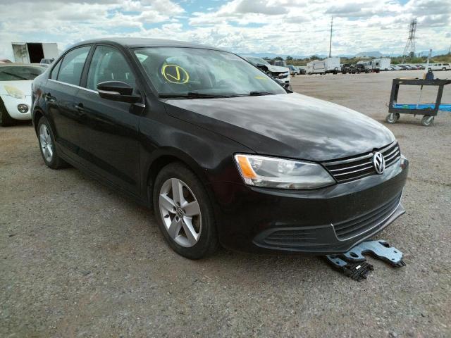 3VWLL7AJ5DM201154 - 2013 VOLKSWAGEN JETTA TDI BLACK photo 1