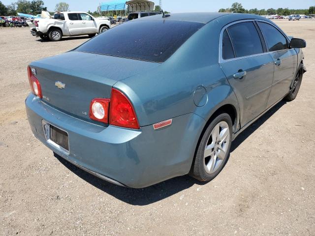 1G1ZG57B59F226464 - 2009 CHEVROLET MALIBU LS TURQUOISE photo 4