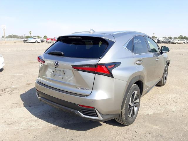 JTJBJRBZXJ2089326 - 2018 LEXUS NX 300H GRAY photo 4