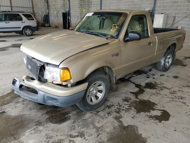 1FTYR10U71TA92094 - 2001 FORD RANGER GOLD photo 2