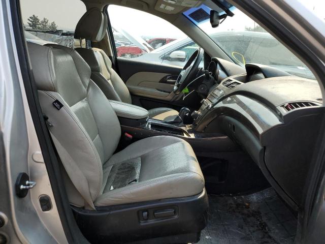 2HNYD2H52BH526898 - 2011 ACURA MDX ADVANC SILVER photo 5