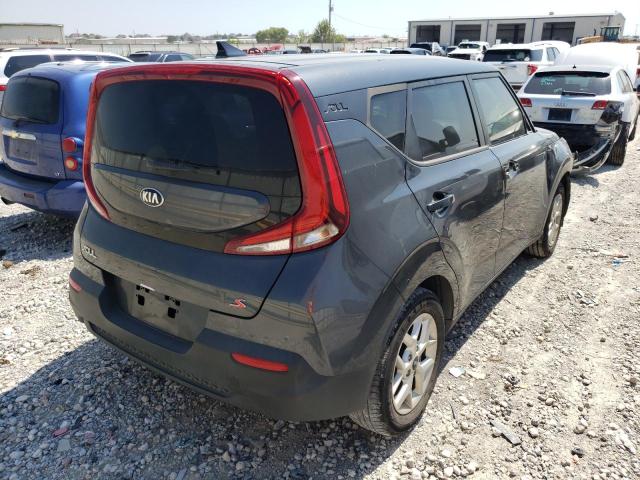 KNDJ23AU4L7718616 - 2020 KIA SOUL LX GRAY photo 4