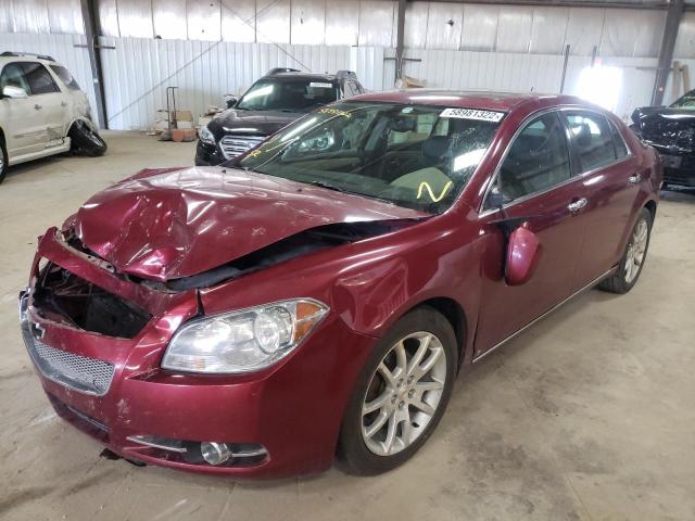 1G1ZK57749F165182 - 2009 CHEVROLET MALIBU LTZ მუქწითელი ფოტო 2