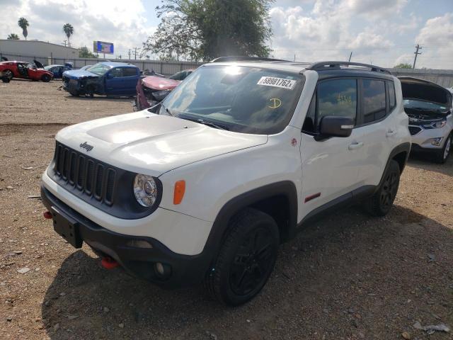 ZACCJBCB6JPH01379 - 2018 JEEP RENEGADE T WHITE photo 2