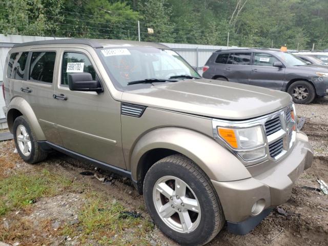 1D8GU58KX7W663333 - 2007 DODGE NITRO SLT TAN photo 1