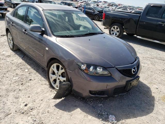 JM1BK32F381125103 - 2008 MAZDA 3 I GRAY photo 9