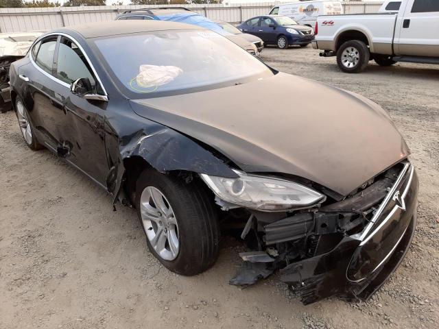 5YJSA1E12FF106912 - 2015 TESLA MODEL S Սև լուսանկար 1