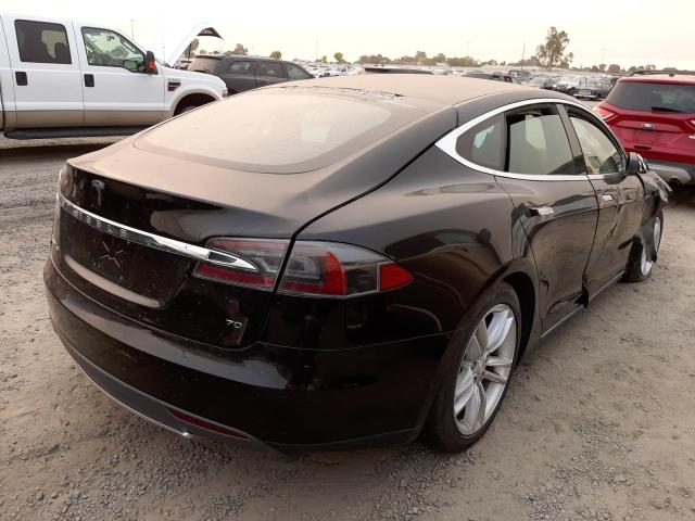 5YJSA1E12FF106912 - 2015 TESLA MODEL S Սև լուսանկար 4