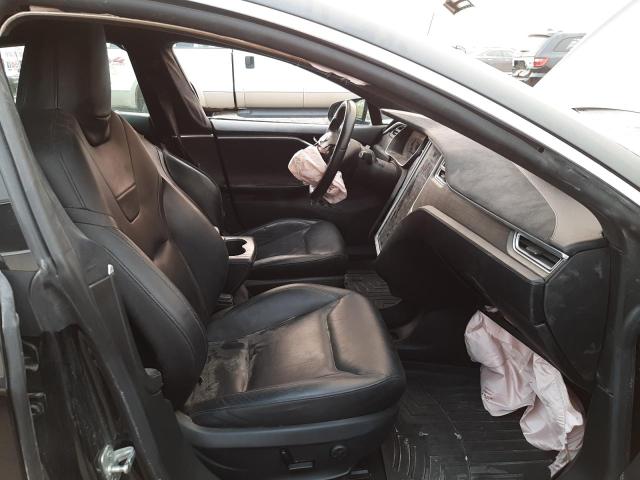 5YJSA1E12FF106912 - 2015 TESLA MODEL S Սև լուսանկար 5