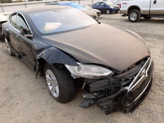 5YJSA1E12FF106912 - 2015 TESLA MODEL S Սև լուսանկար 9