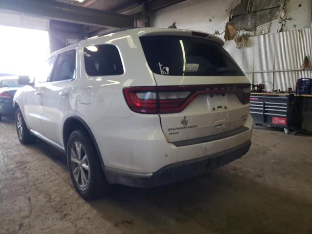 1C4RDJDG0EC481706 - 2014 DODGE DURANGO LI WHITE photo 3