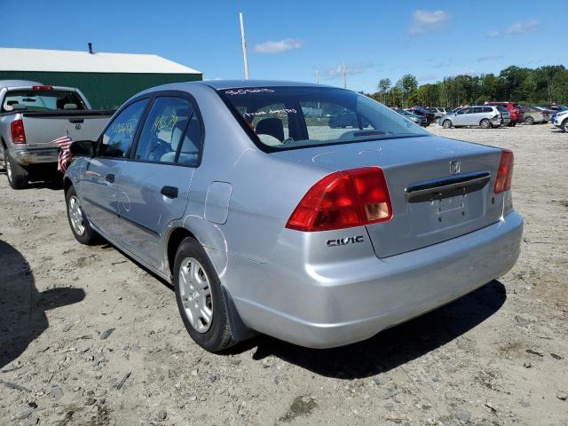 2HGES16251H594744 - 2001 HONDA CIVIC DX SILVER photo 3