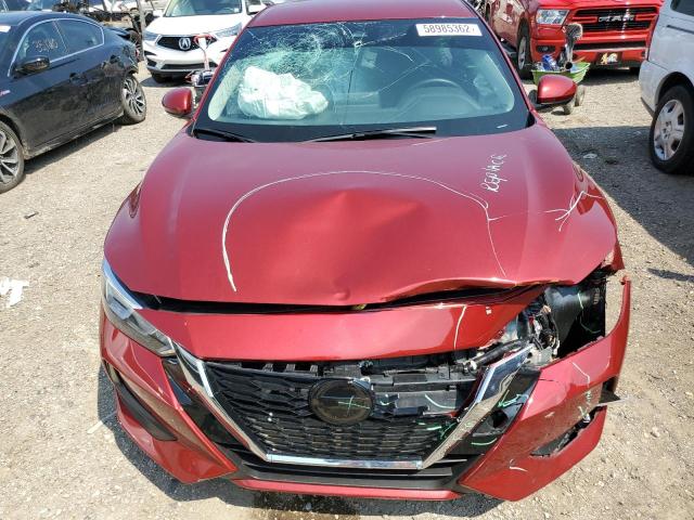 3N1AB8CV0NY249211 - 2022 NISSAN SENTRA SV RED photo 9