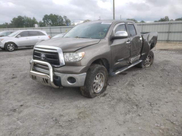 5TFRM5F14AX018857 - 2010 TOYOTA TUNDRA DOU BROWN photo 2