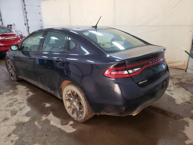 1C3CDFBA2DD298810 - 2013 DODGE DART BLUE photo 3